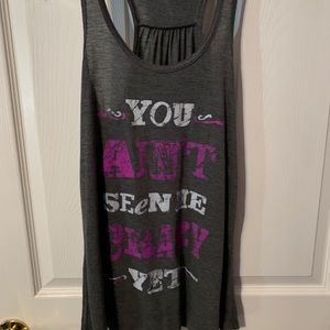 Women’s Grey Bella tank top. Small